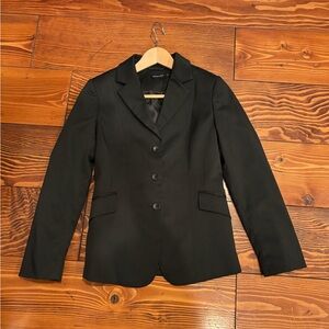 ELATION KIDS SHOW RIDING HORSE EQUESTRIAN JACKET SIZE 16 BLACK